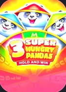 3 Super Hungry Pandas